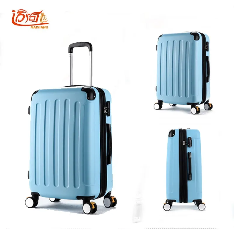 20 22 24 26 28 Inch Abs Suitcase Rolling Reiskoffer Waterproof Cheap Luggage Wheels Crash Proof