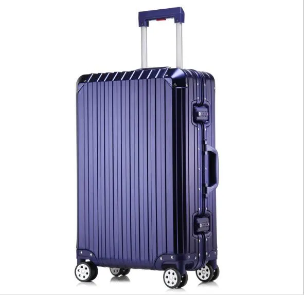 20 Inch 29 Aluminum-Magnesium Alloy Rolling Luggage Boarding Spinner Wheel Suitcase Valise Trolley