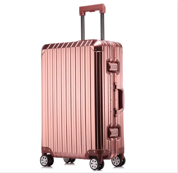 20 Inch 29 Aluminum-Magnesium Alloy Rolling Luggage Boarding Spinner Wheel Suitcase Valise Trolley