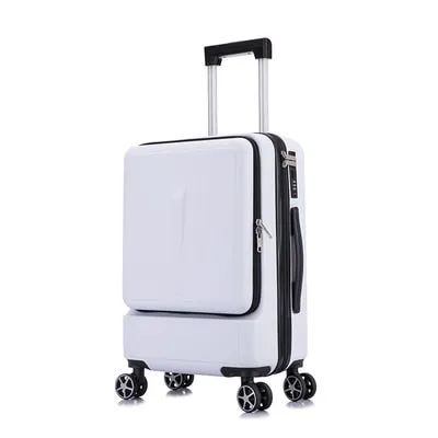 20"24"Inch Women Rolling Luggage Travel Suitcase Case With Laptop Bag,Men Universal Wheel Trolley