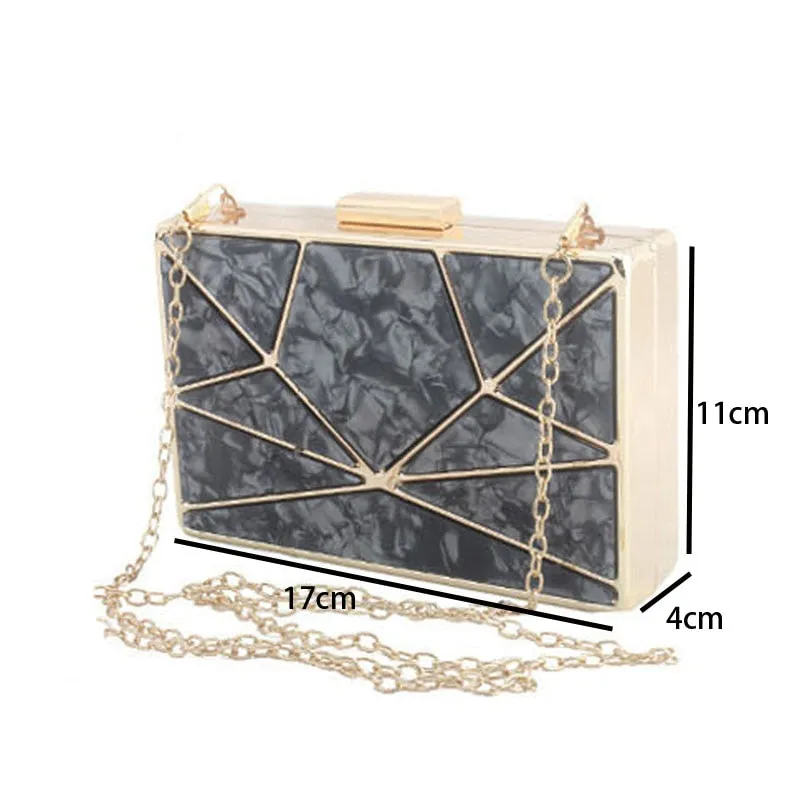 Acrylic Decoration Clutch