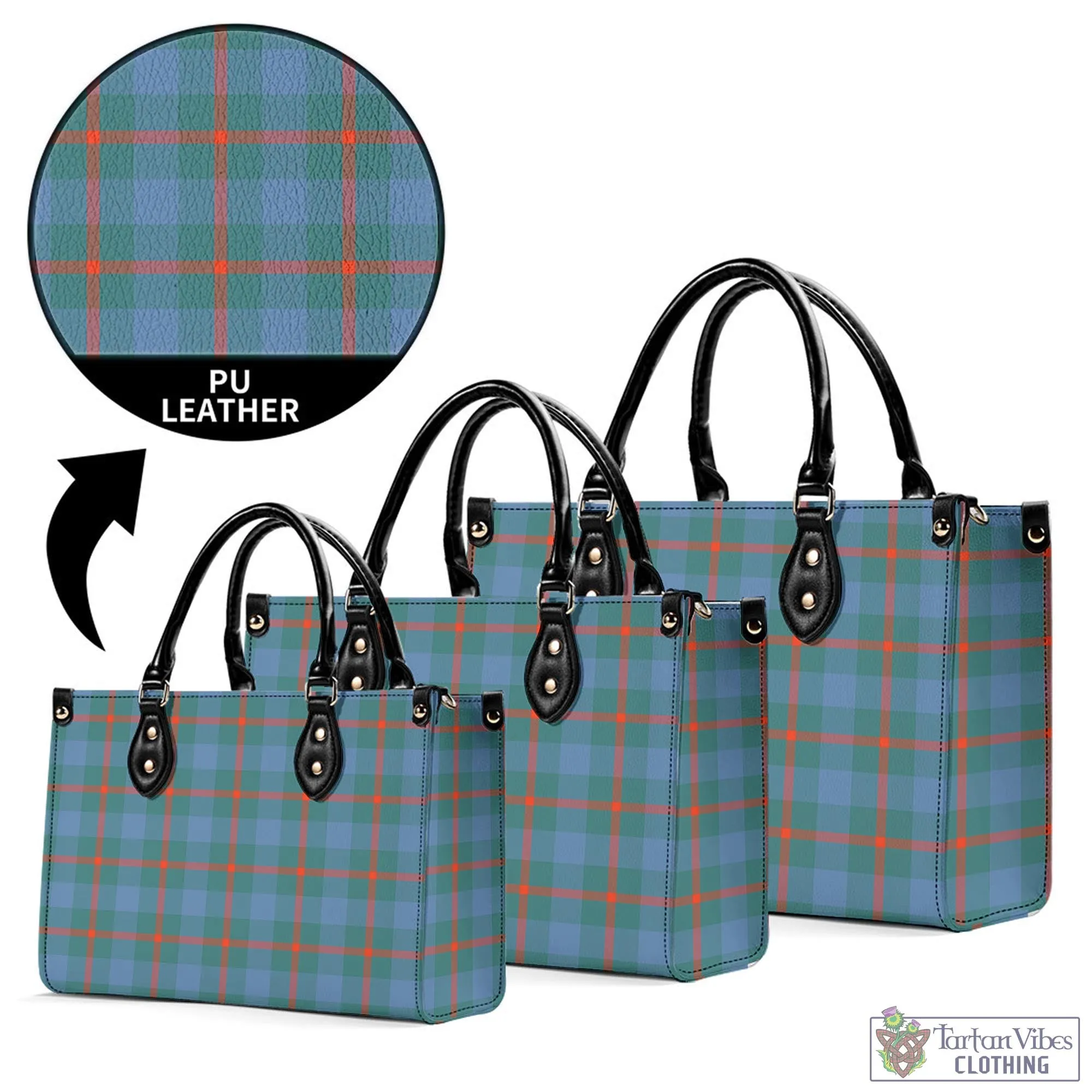 Agnew Ancient Tartan Luxury Leather Handbags