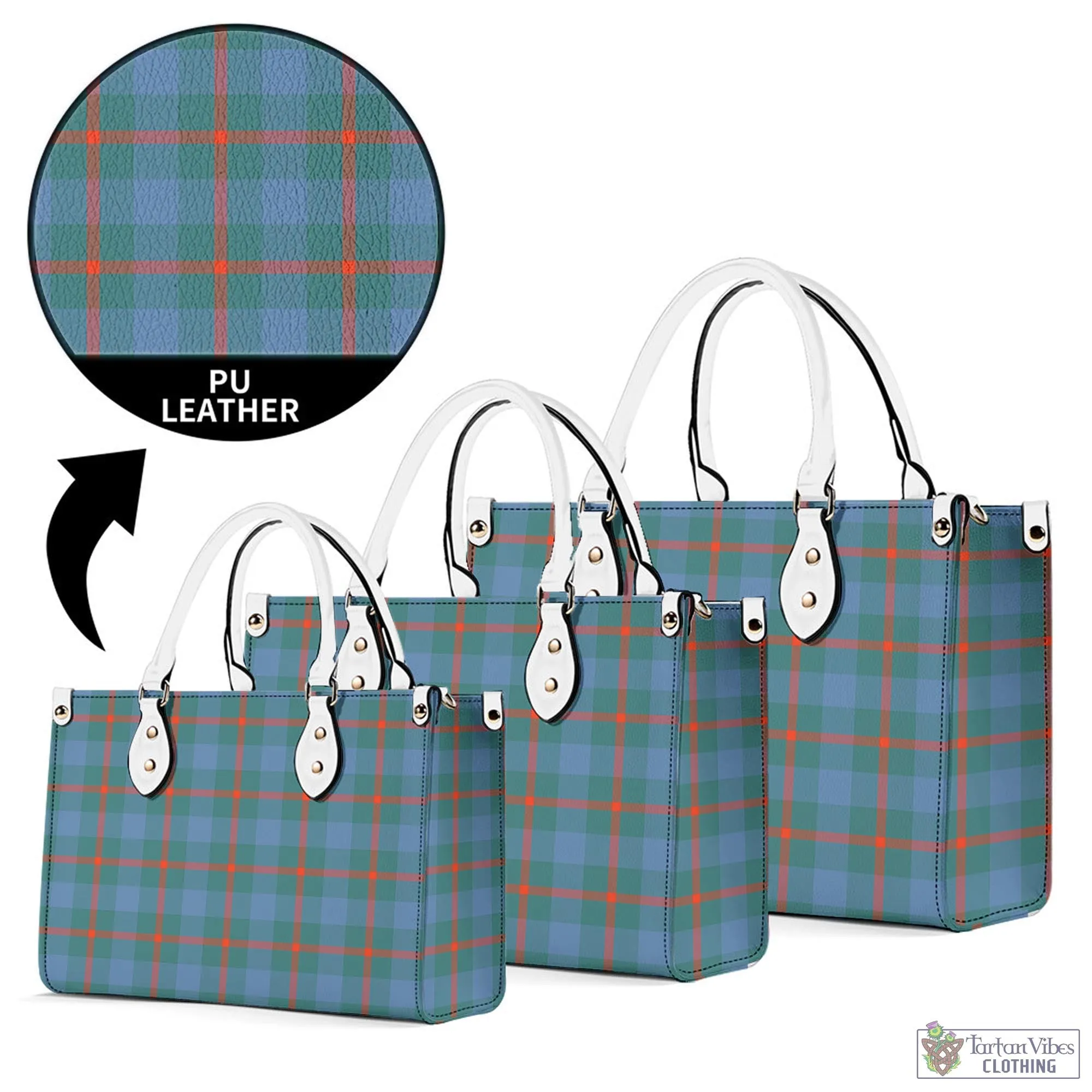 Agnew Ancient Tartan Luxury Leather Handbags