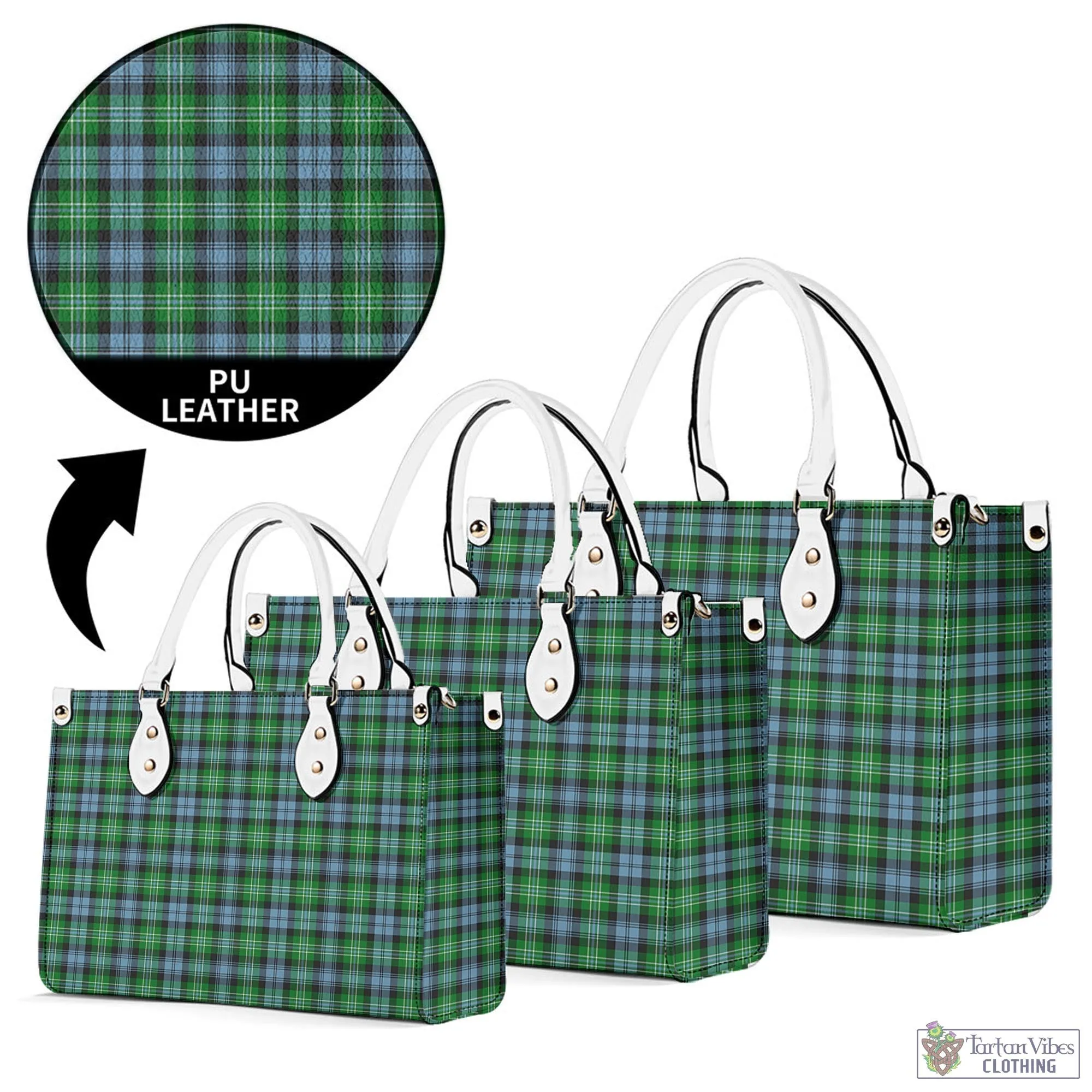 Arbuthnot Ancient Tartan Luxury Leather Handbags