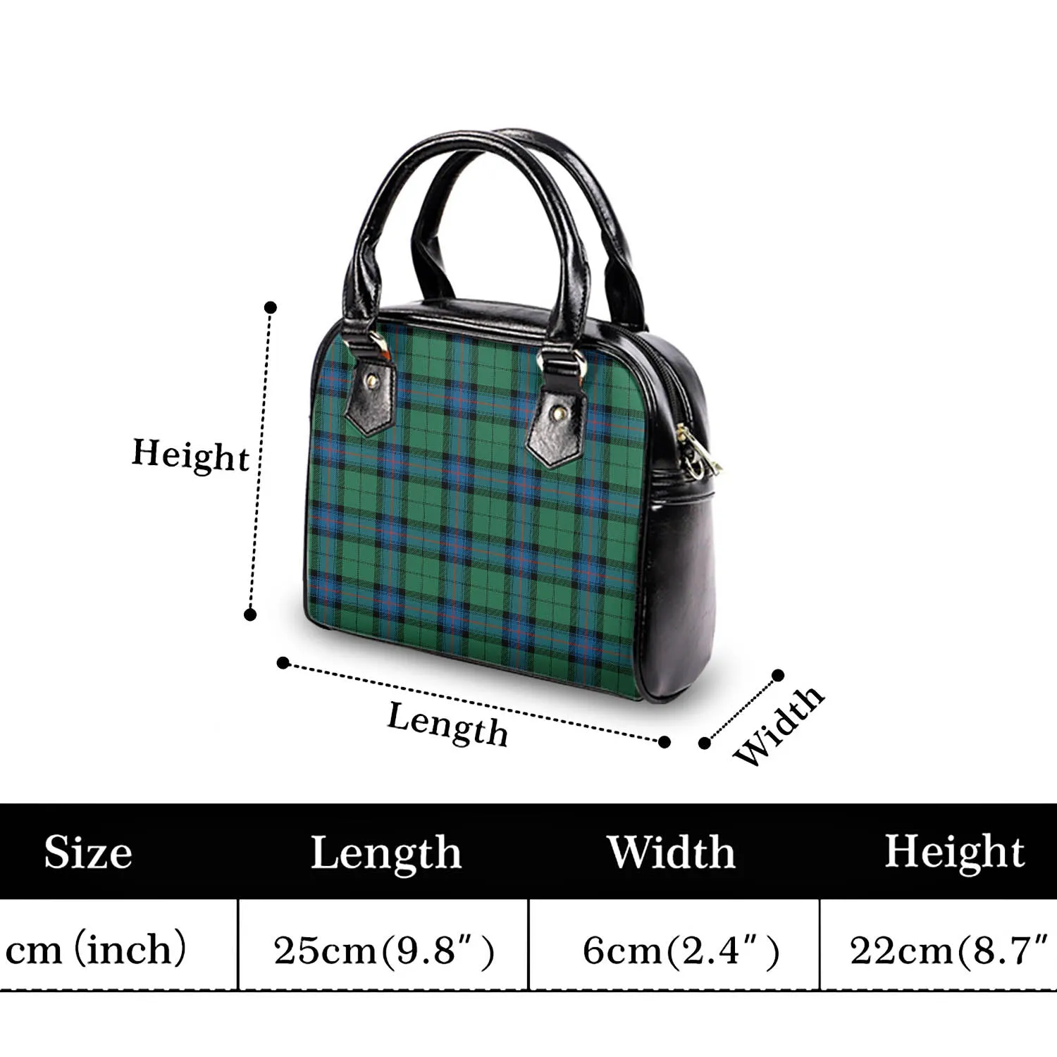 Armstrong Ancient Tartan Shoulder Handbags