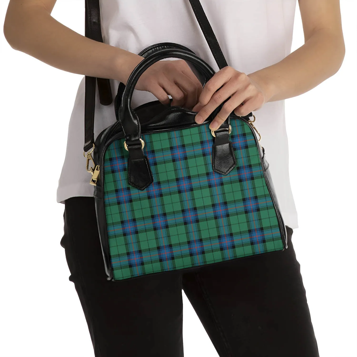 Armstrong Ancient Tartan Shoulder Handbags