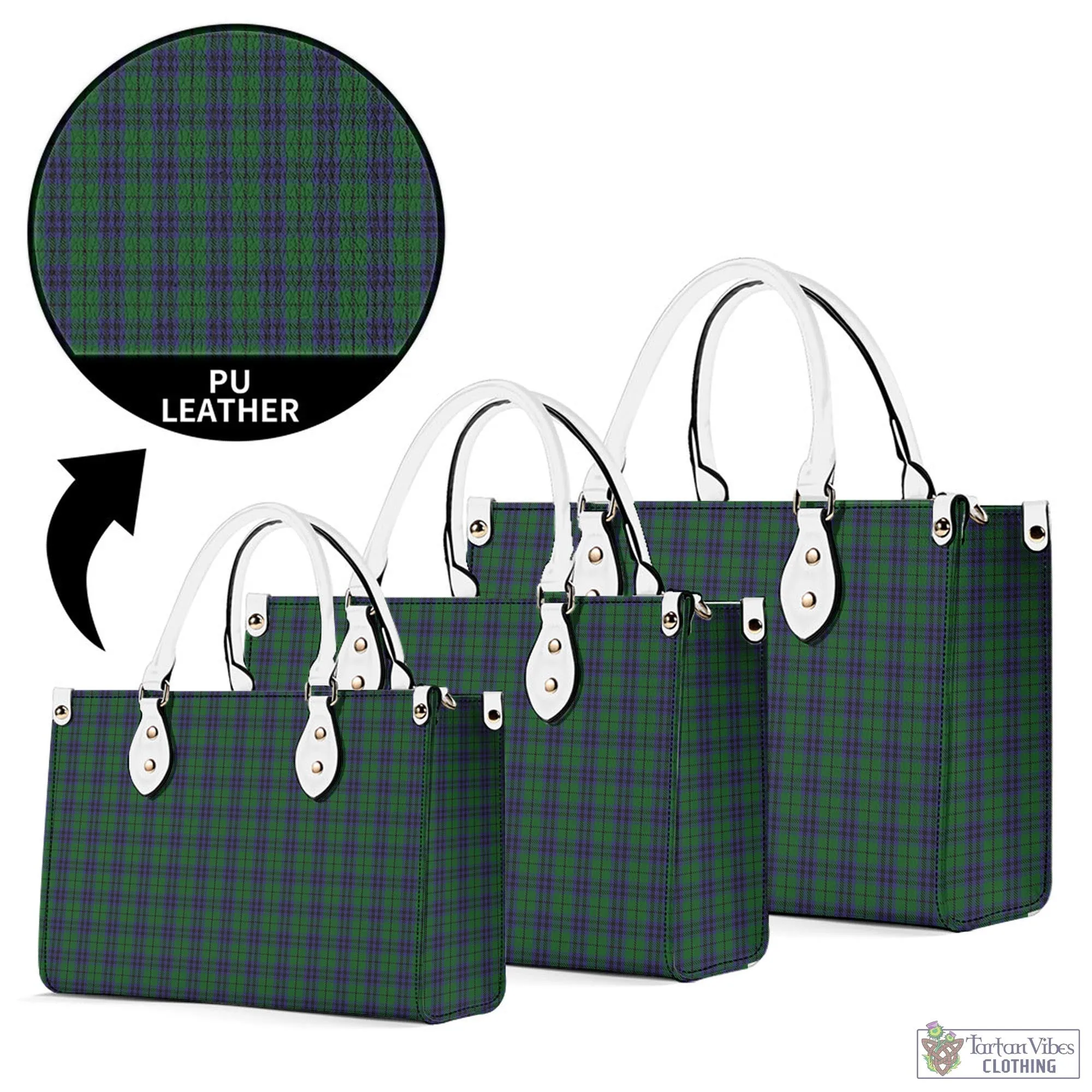 Austin Tartan Luxury Leather Handbags