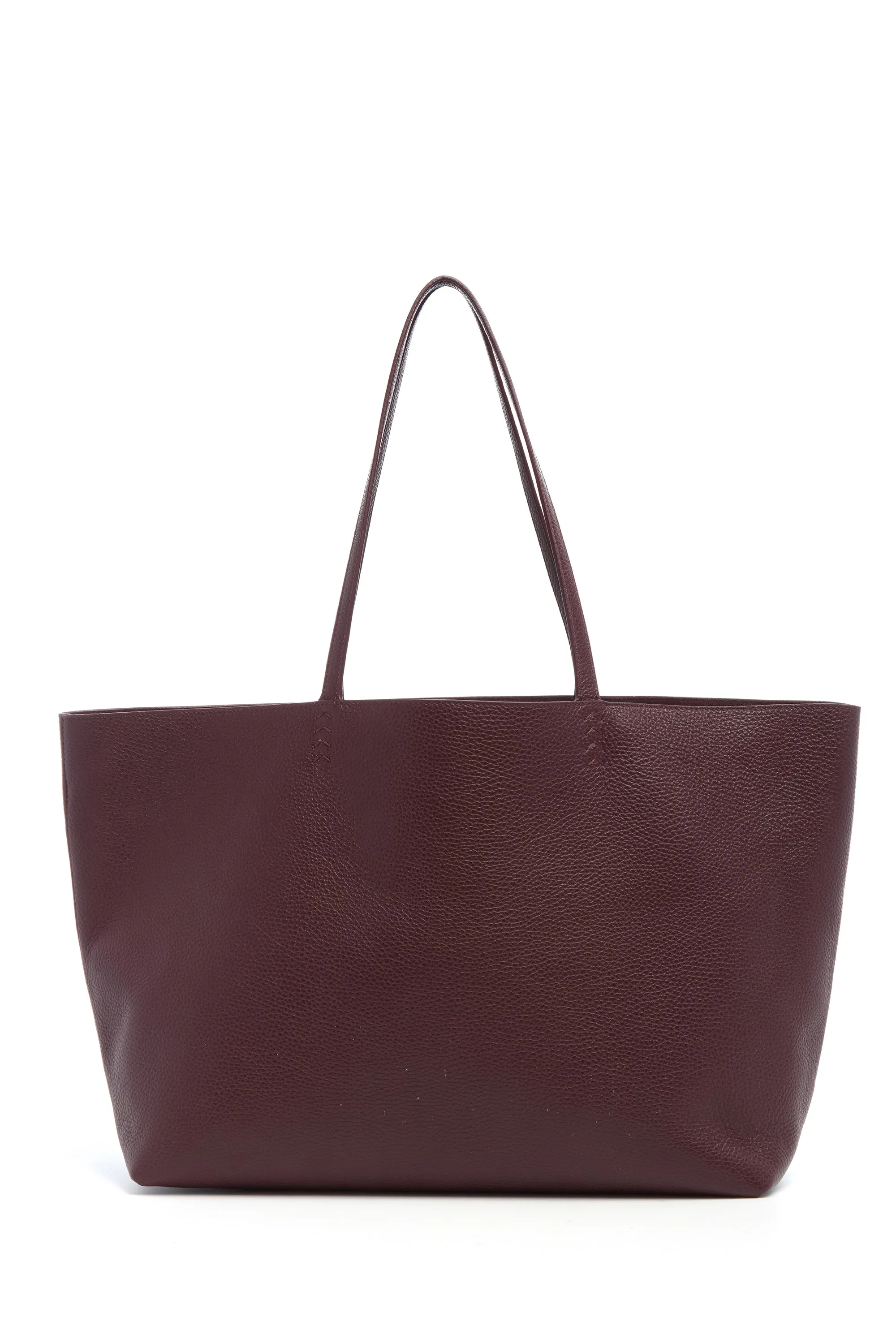 Avebury Tote Bag in Bordeaux Textured Leather