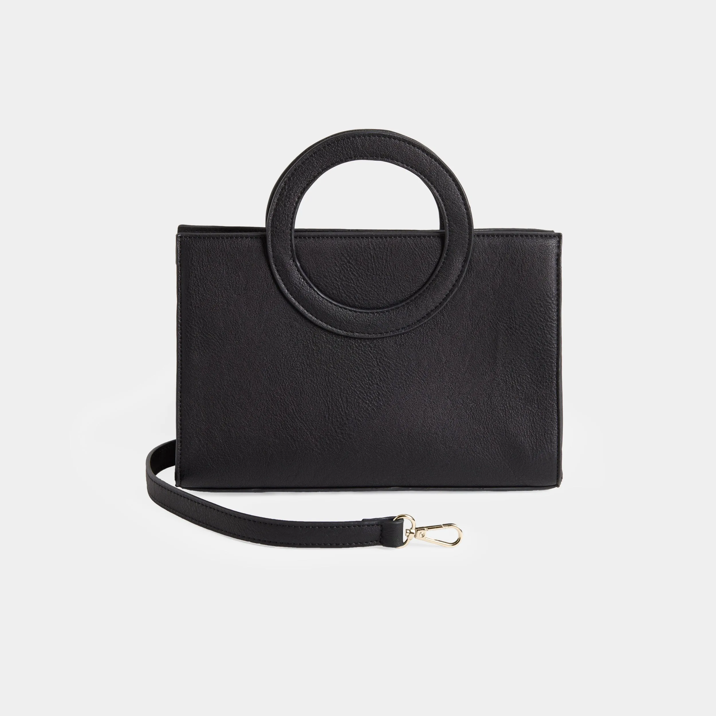 Ayesha Mini Tote   Crossbody - Black