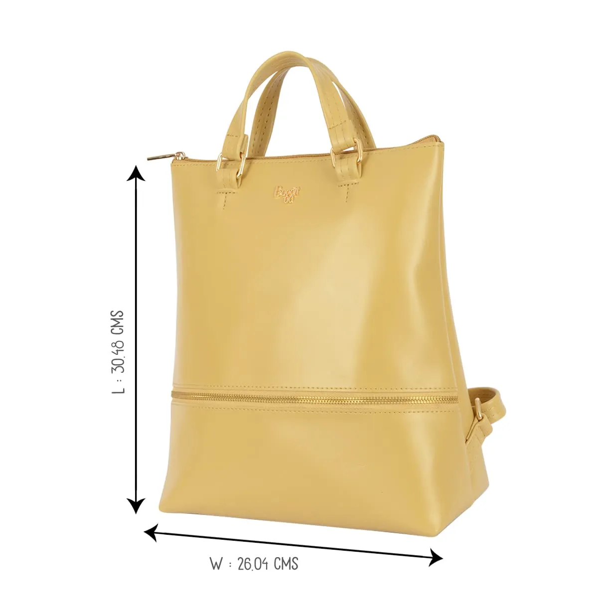 Baggit Women's Backpack - Medium (Yellow)