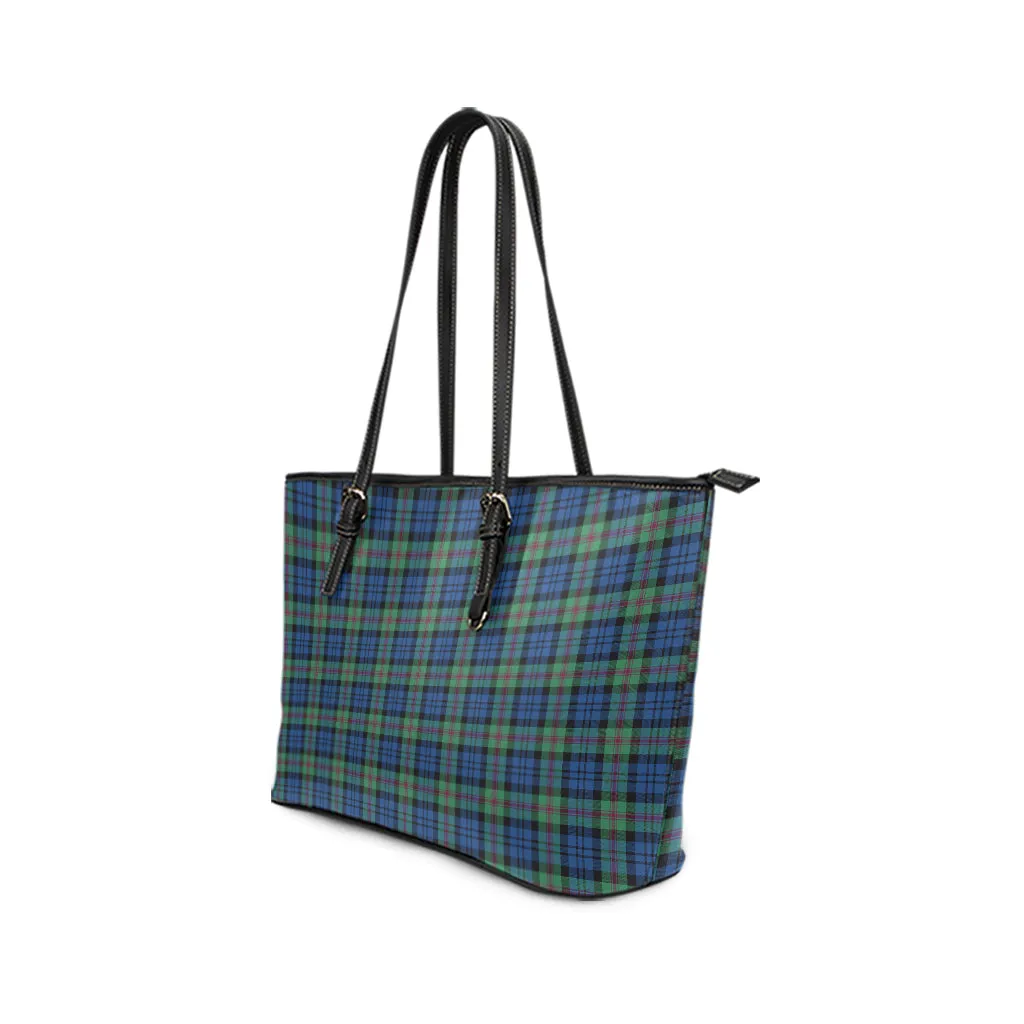 Baird Ancient Tartan Leather Tote Bag