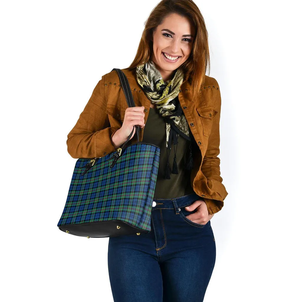 Baird Ancient Tartan Leather Tote Bag