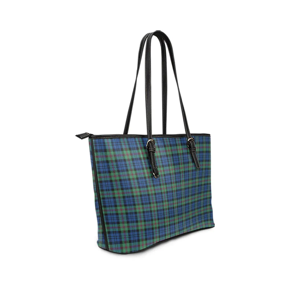 Baird Ancient Tartan Leather Tote Bag