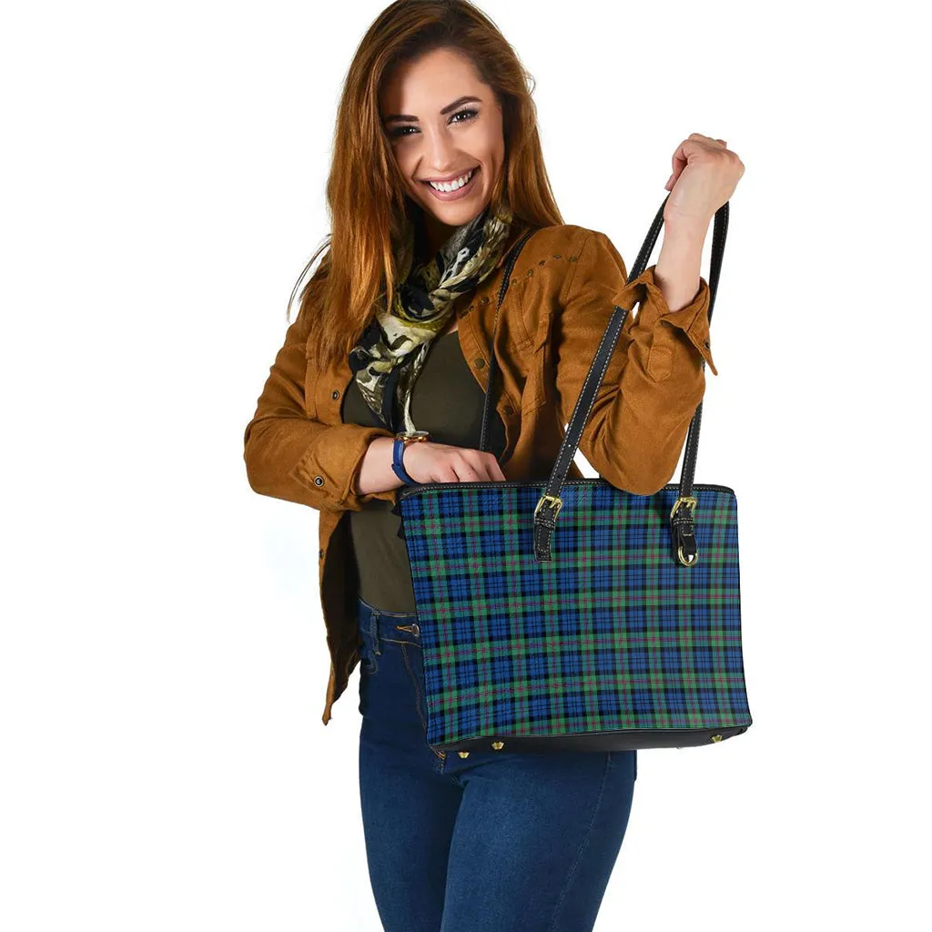 Baird Ancient Tartan Leather Tote Bag