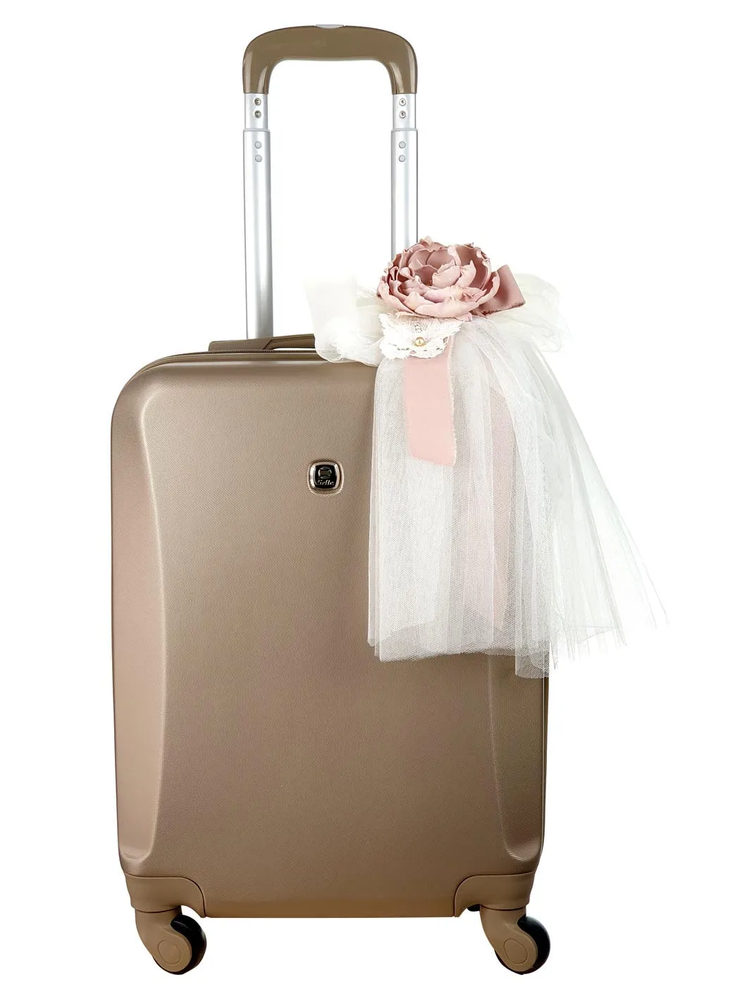 Baptism Gold Rolling Luggage-165