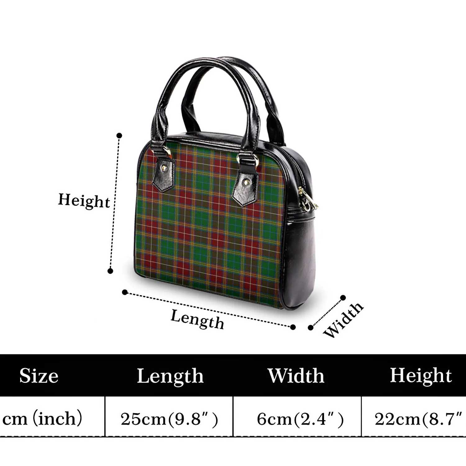 Baxter Tartan Shoulder Handbags