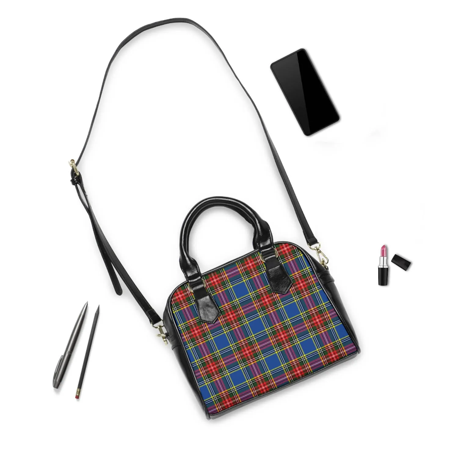 Bethune Tartan Shoulder Handbags