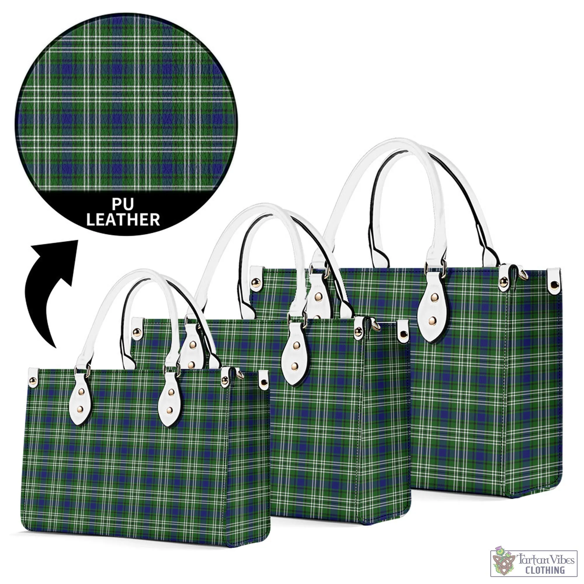 Blackadder Tartan Luxury Leather Handbags