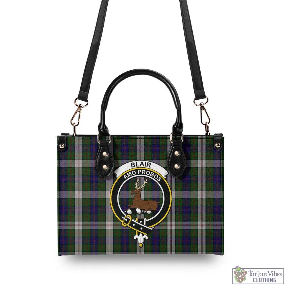 Blair Dress Tartan Luxury Leather Handbags with Family Crest