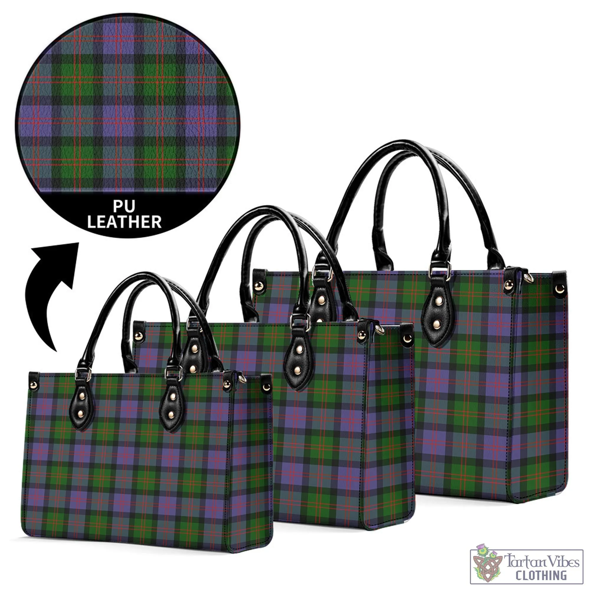 Blair Modern Tartan Luxury Leather Handbags