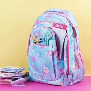 Blue Cute  Backpack With Pouch