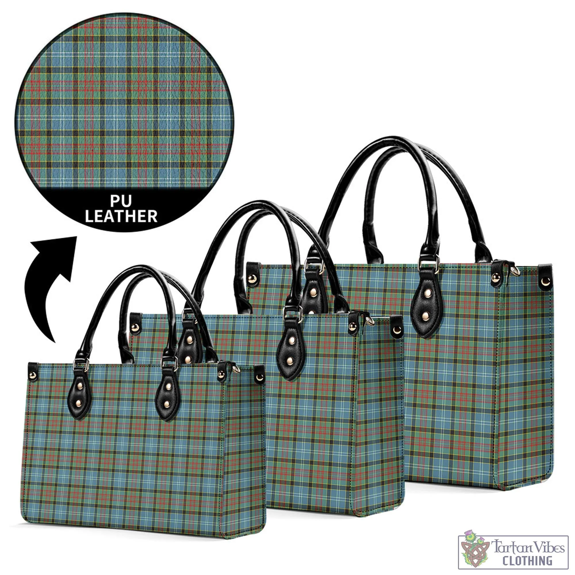 Brisbane Tartan Luxury Leather Handbags