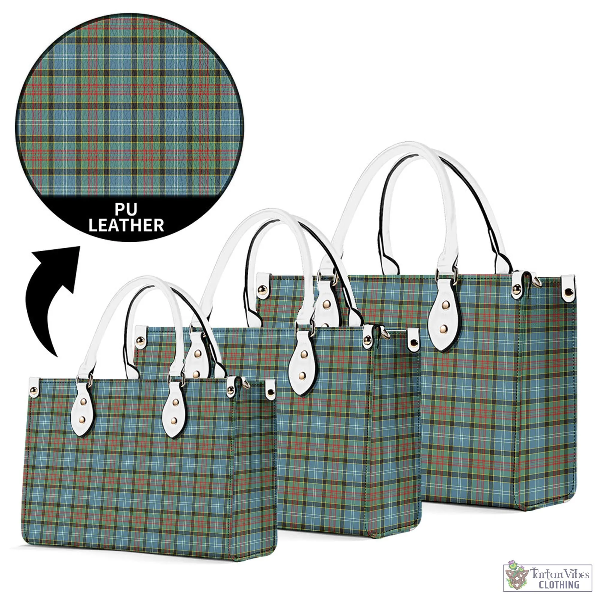 Brisbane Tartan Luxury Leather Handbags