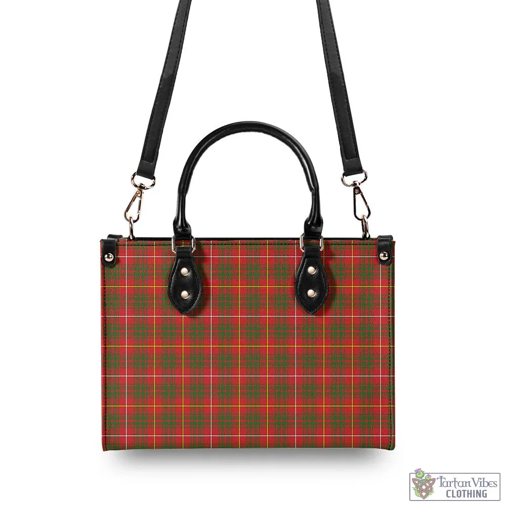 Bruce County Canada Tartan Luxury Leather Handbags