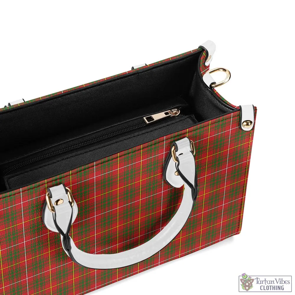 Bruce County Canada Tartan Luxury Leather Handbags