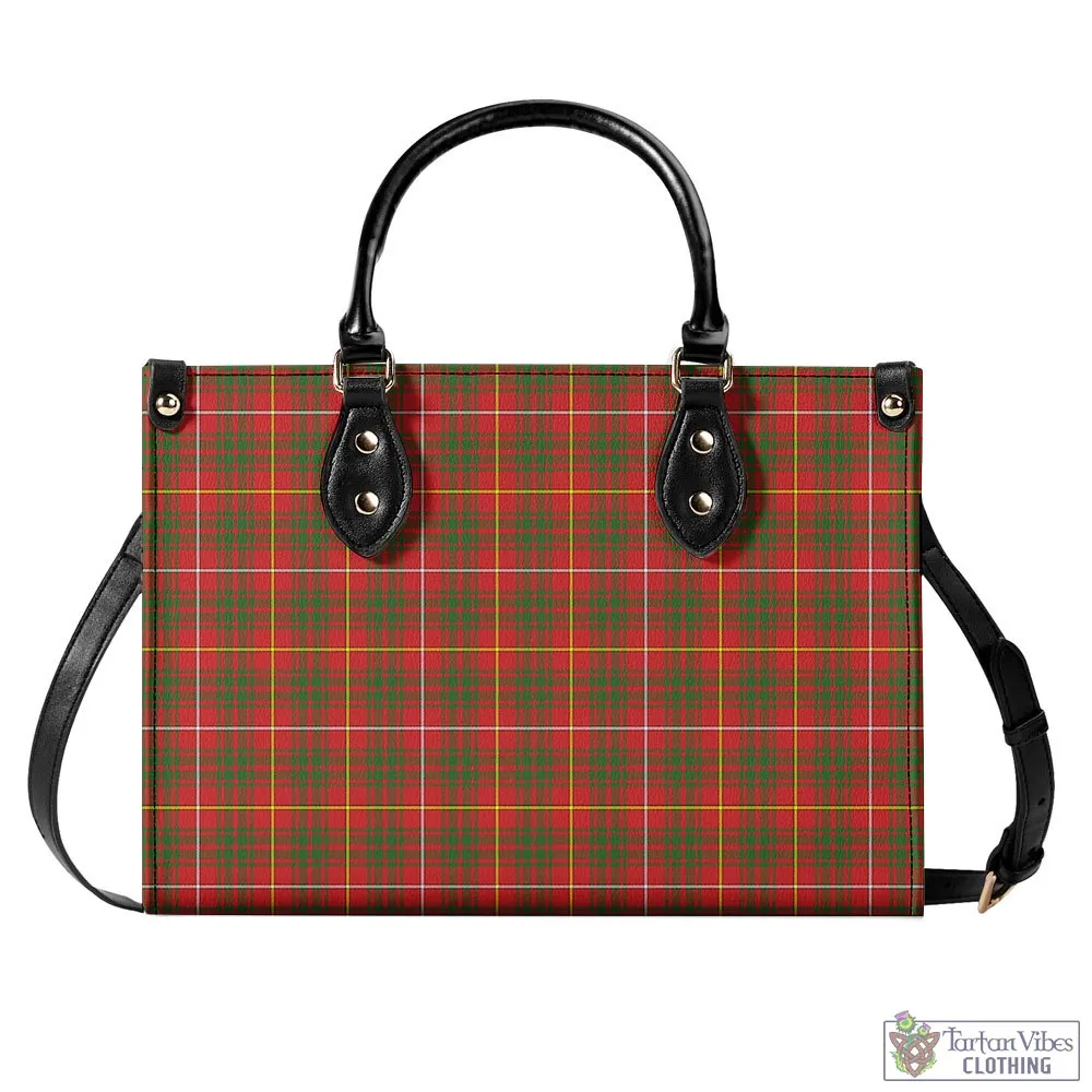 Bruce County Canada Tartan Luxury Leather Handbags