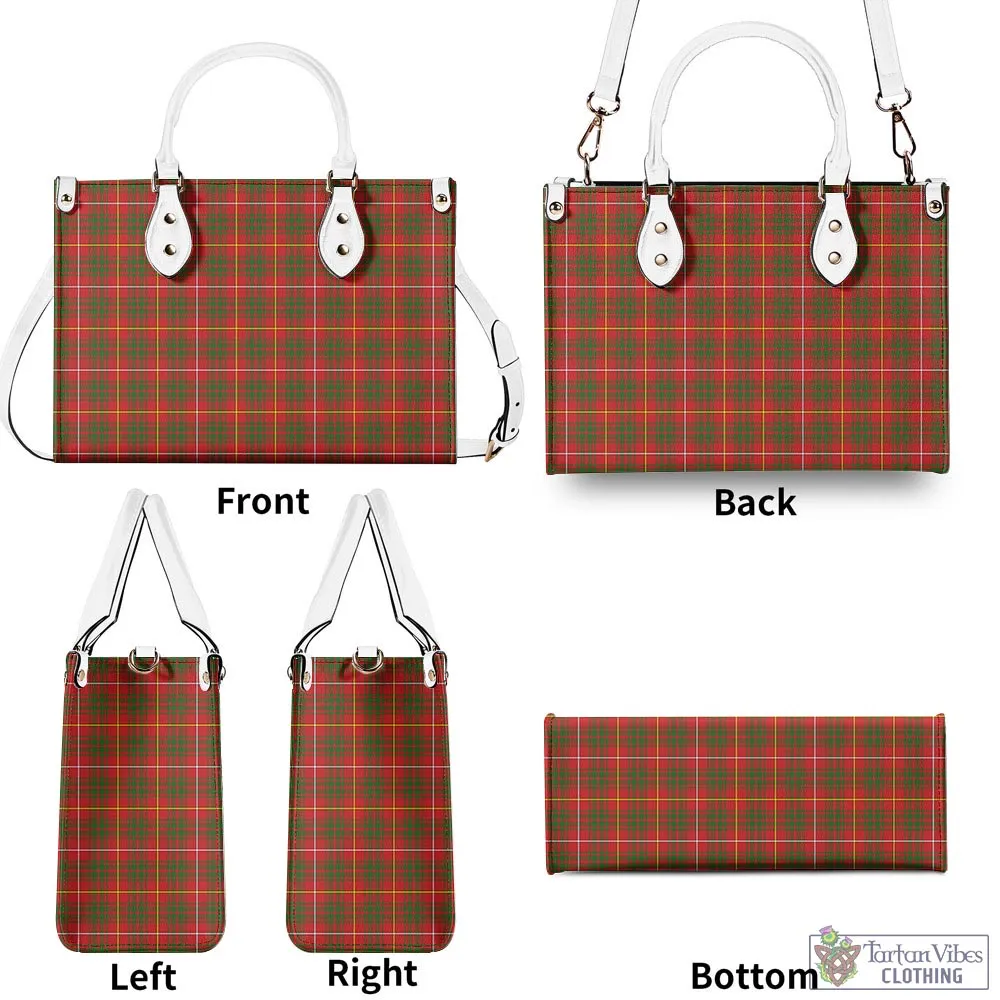 Bruce County Canada Tartan Luxury Leather Handbags