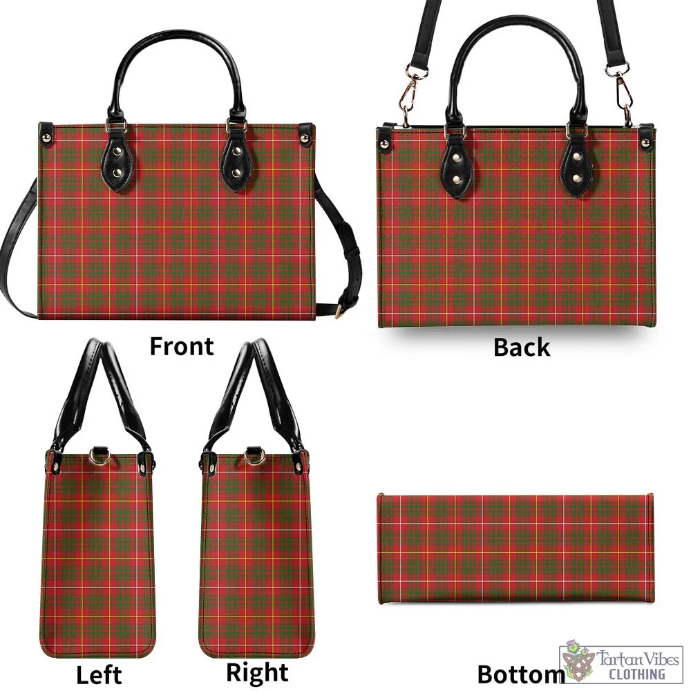 Bruce County Canada Tartan Luxury Leather Handbags