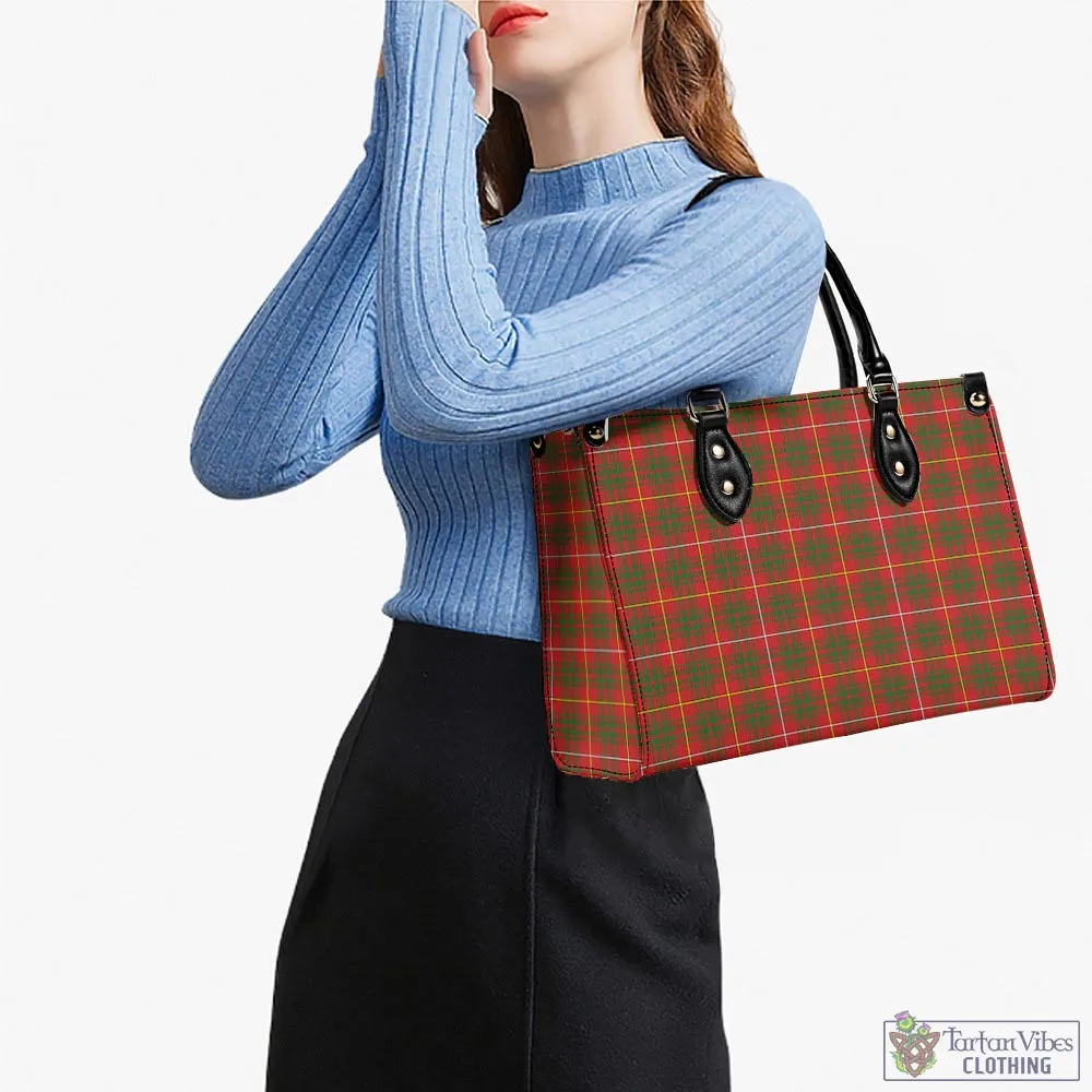 Bruce County Canada Tartan Luxury Leather Handbags