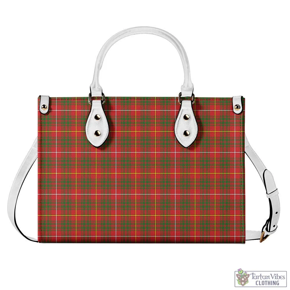 Bruce County Canada Tartan Luxury Leather Handbags