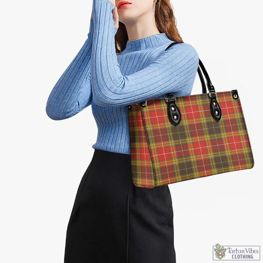 Buchanan Old Set Weathered Tartan Luxury Leather Handbags