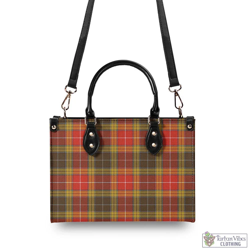 Buchanan Old Set Weathered Tartan Luxury Leather Handbags