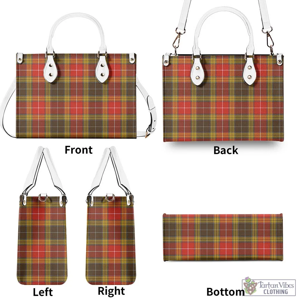 Buchanan Old Set Weathered Tartan Luxury Leather Handbags