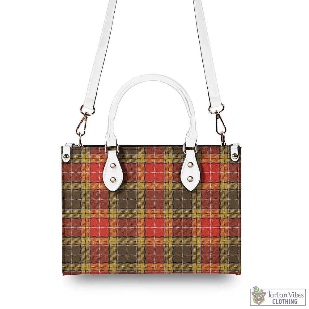 Buchanan Old Set Weathered Tartan Luxury Leather Handbags