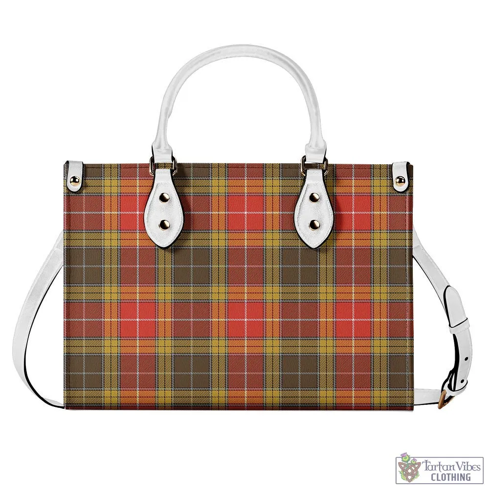 Buchanan Old Set Weathered Tartan Luxury Leather Handbags