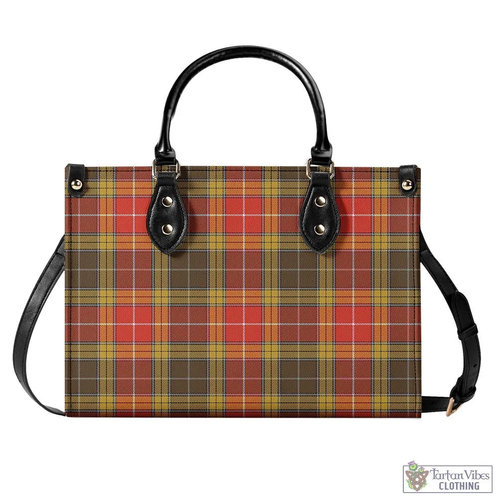 Buchanan Old Set Weathered Tartan Luxury Leather Handbags