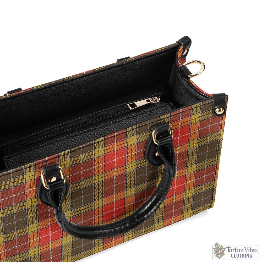 Buchanan Old Set Weathered Tartan Luxury Leather Handbags