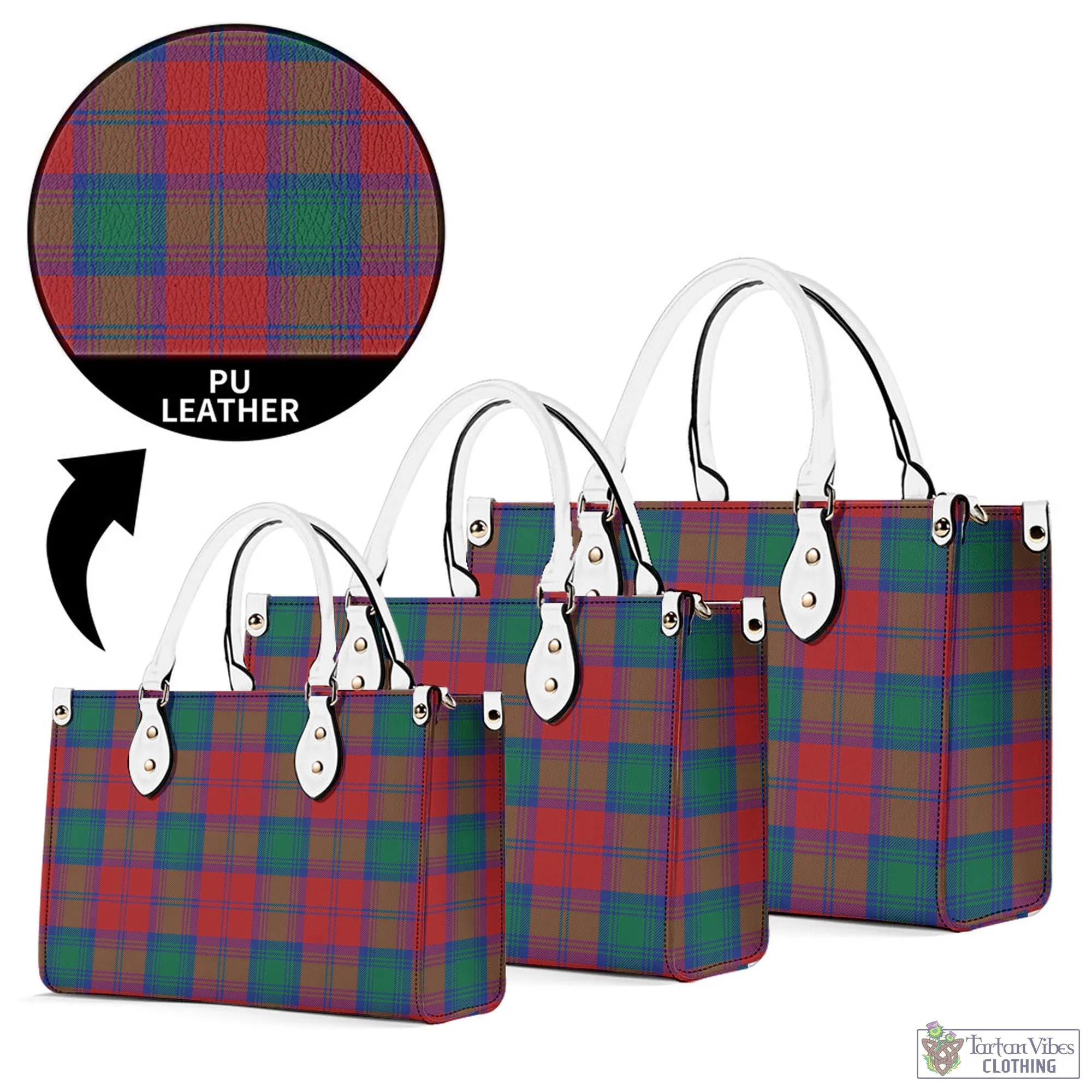 Byres (Byses) Tartan Luxury Leather Handbags