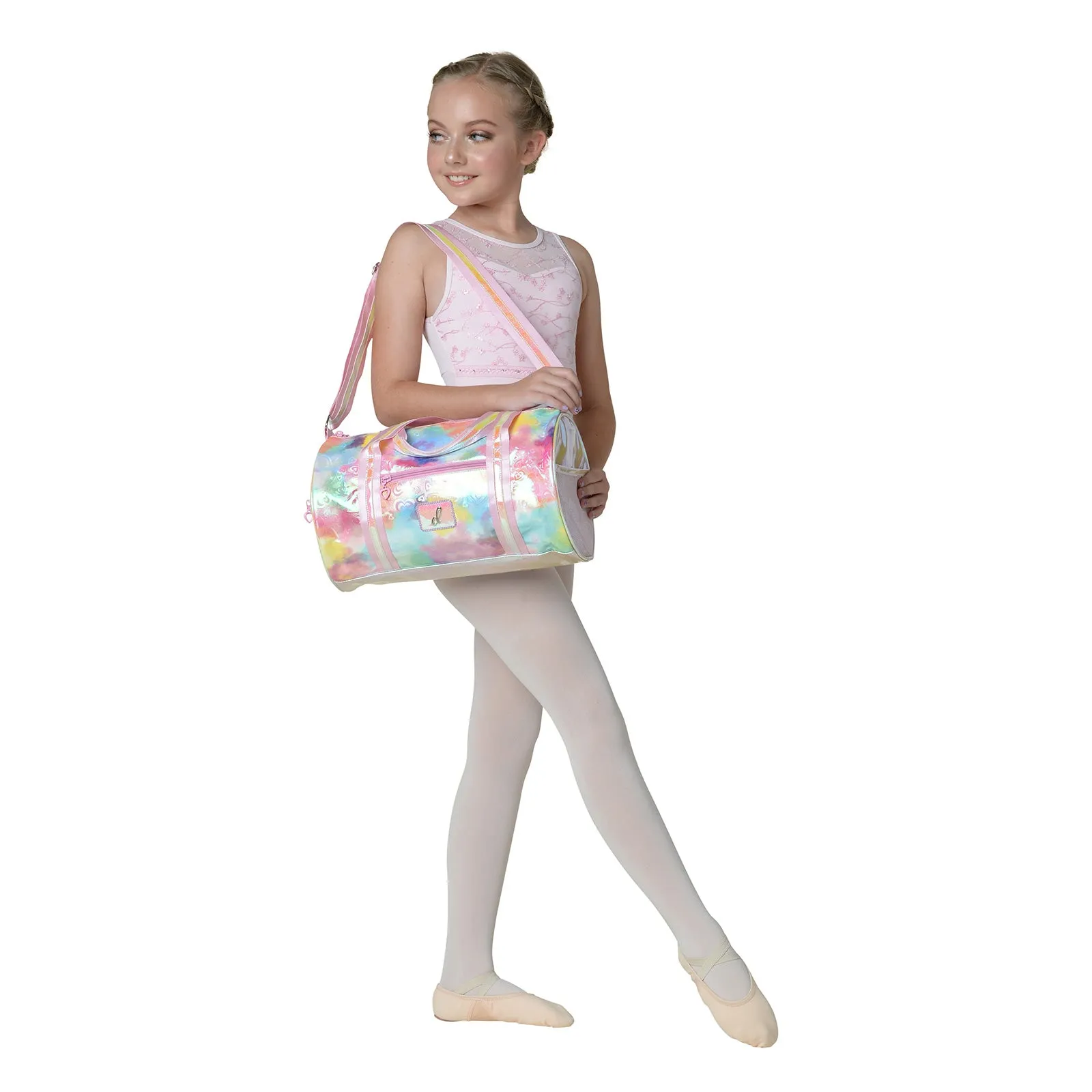 Danznmotion Pastel Clouds and Hearts Duffel Bag