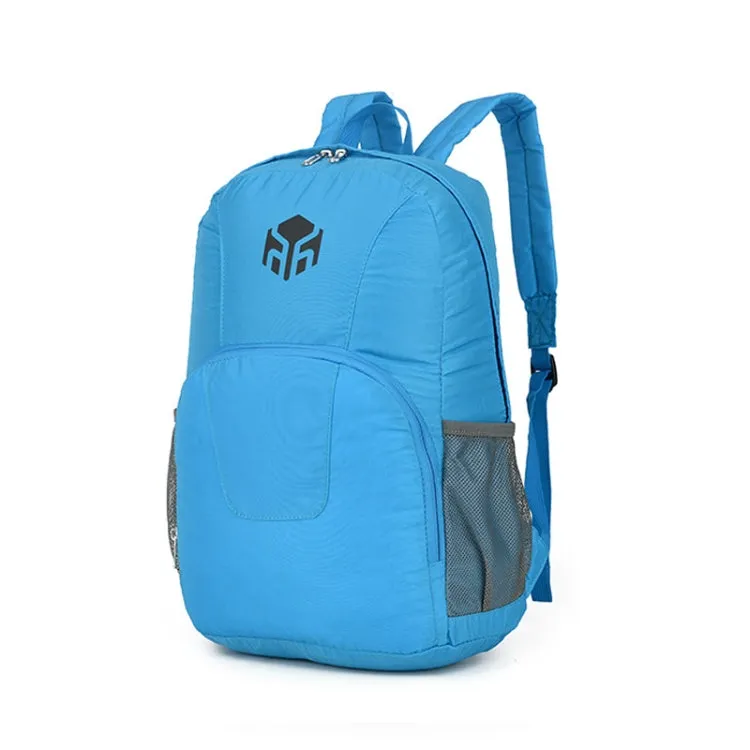 DFY-100 Waterproof Outdoor Cycling Travel Lightweight Folding Backpack(Light Blue)