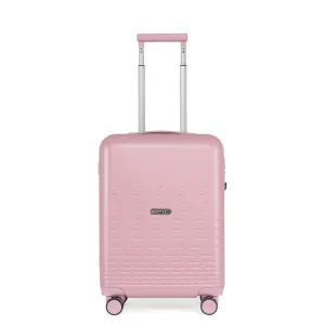 Epic Spin 55cm Carry On Lightweight Suitcase - Pink