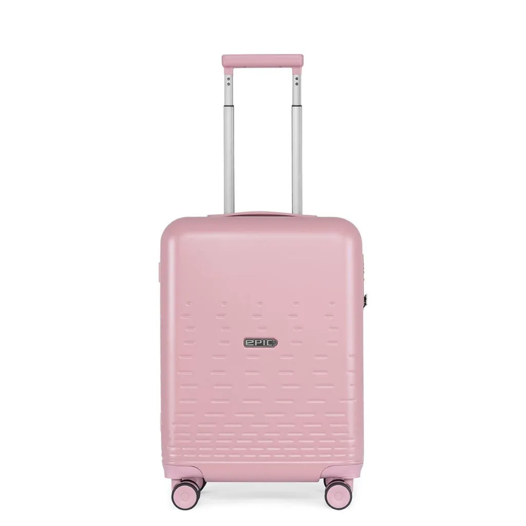 Epic Spin 55cm Carry On Lightweight Suitcase - Pink