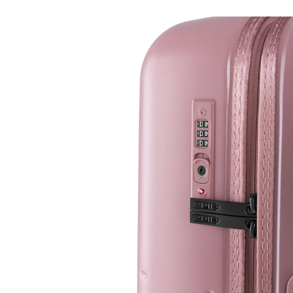 Epic Spin 55cm Carry On Lightweight Suitcase - Pink