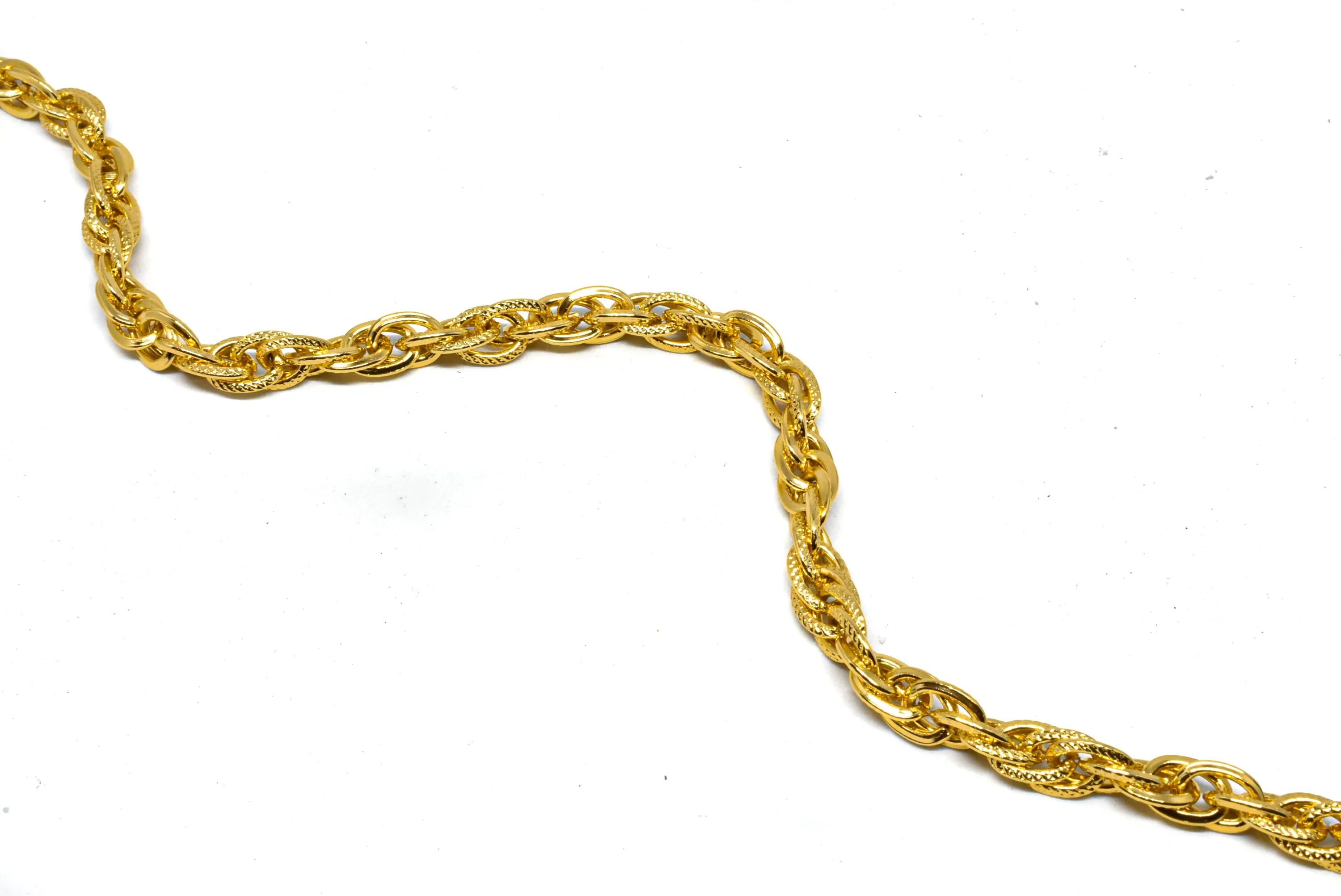 Gold Multi-Layer Aluminum Chain 0.2" - 1 Yard