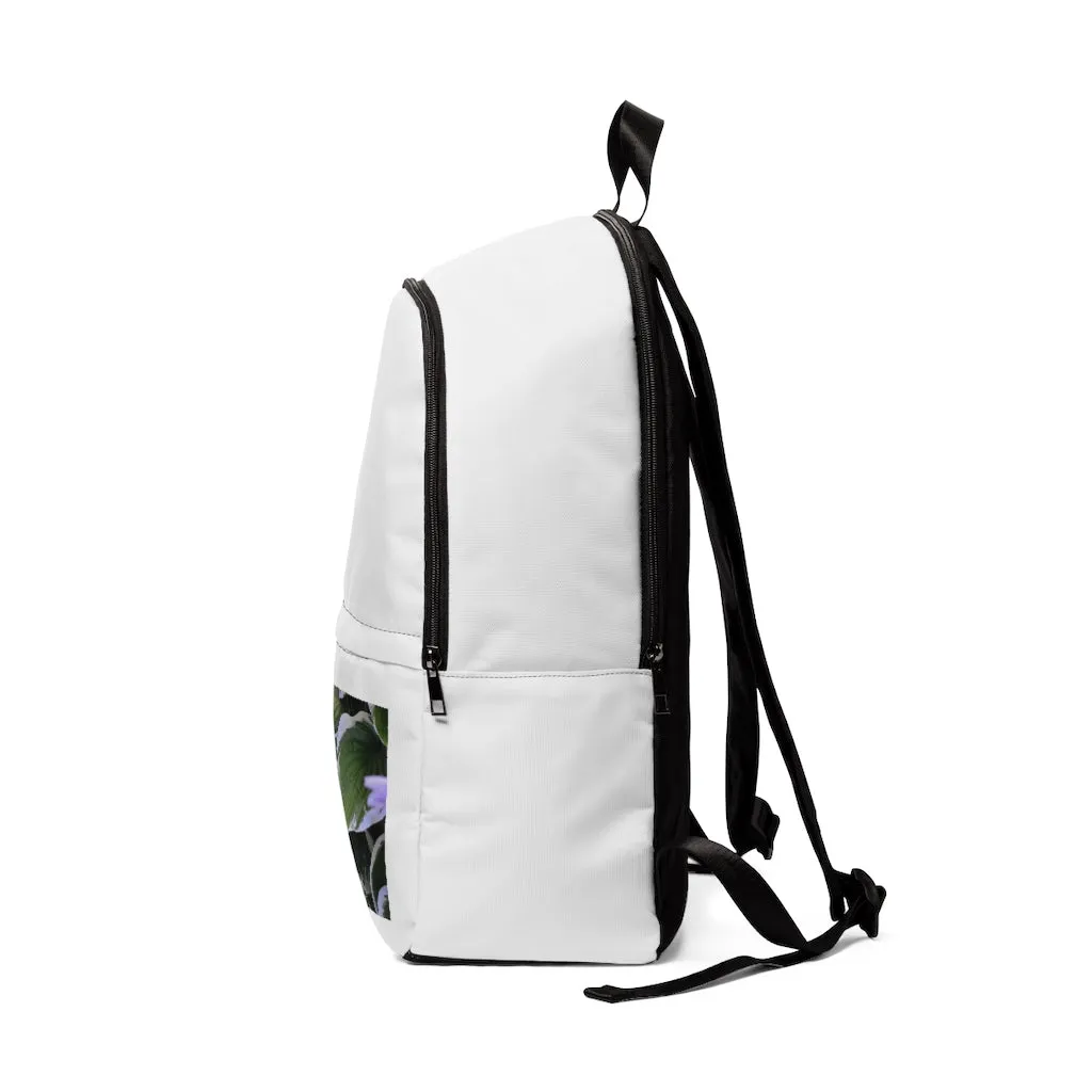 Green Leaves Unisex Fabric Backpack