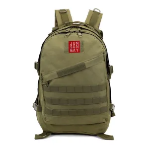 JUNSUNMAY J001 40L Waterproof Outdoor Molle Rucksack Backpack Camping Hiking Bag(Army Green)